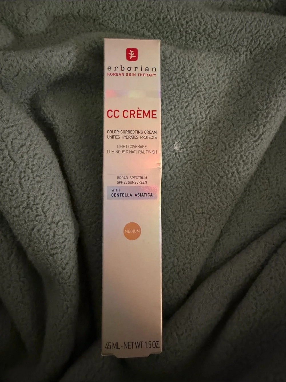 Erborian CC Crème Medium - Color Correcting Cream in Warm Beige